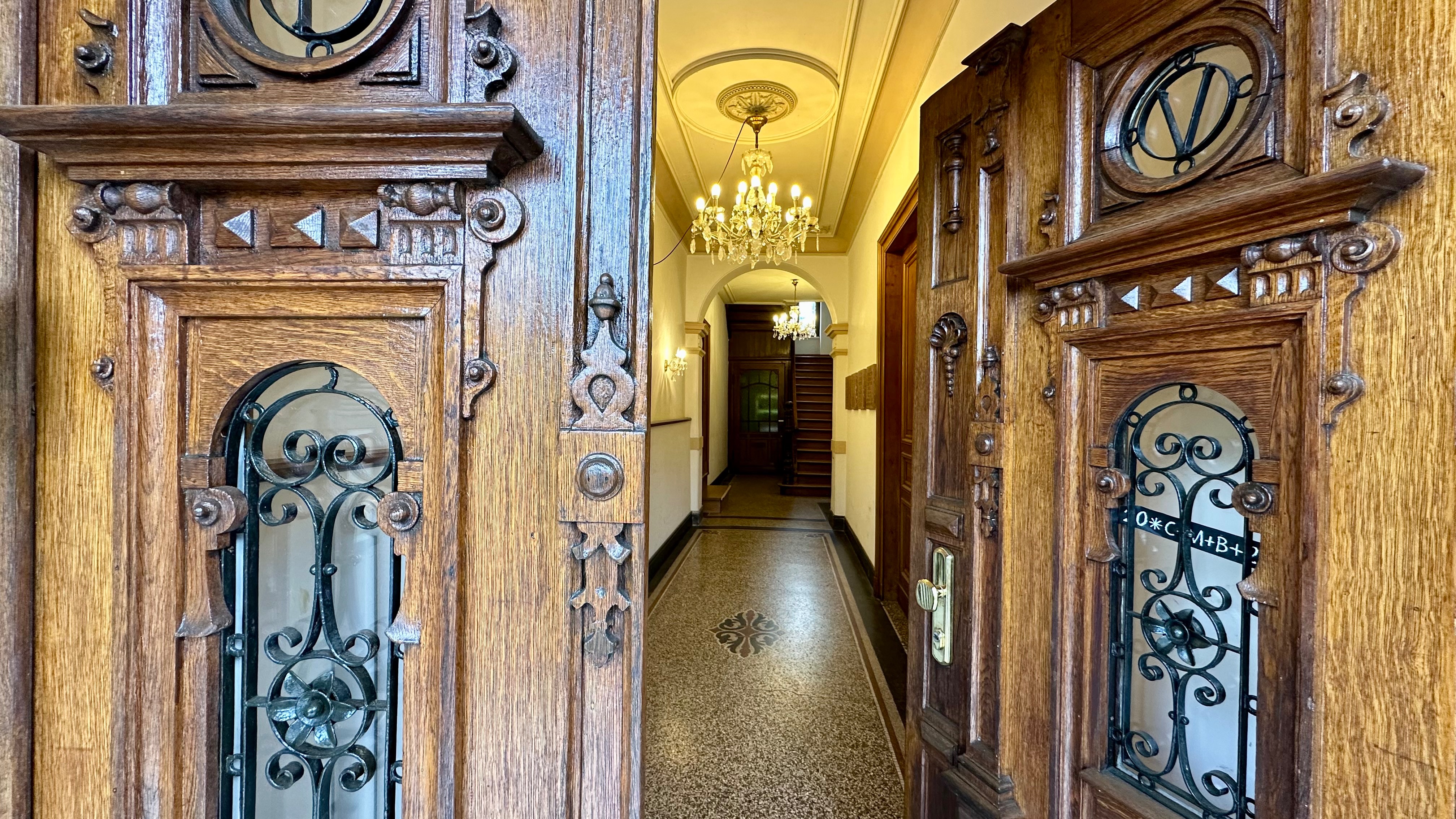 Das Entrée der Villa 